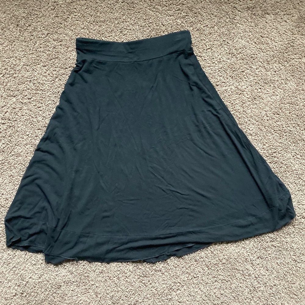 Black Flowy Skirt